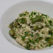 Spargel-Risotto mit Bärlauch